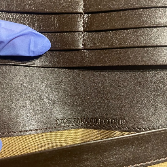 Fendi Zucca Brown with Gold Monogram bifold wallet. - Picture 8 of 14